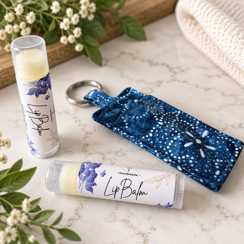 Equestrian-Themed Bath & Body Gift Set – Cosmetic Bag, Sweet Orange Lotion, Natural Lip Balm | Made in USA Frances Farm & Craft  Gift Set