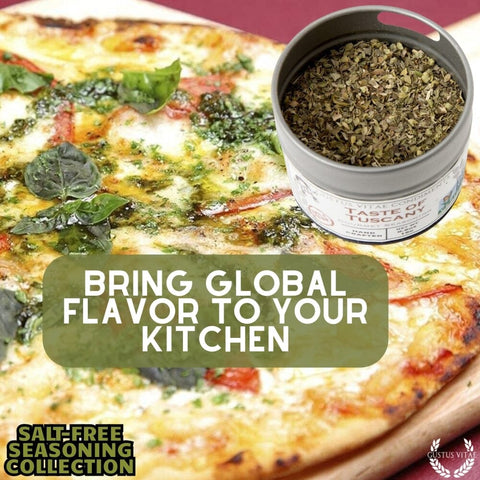 Gourmet Salt-Free Seasoning Set – 6 Handcrafted Spice Tins | Made in USA Gustus Vitae  Collections & Gift Sets