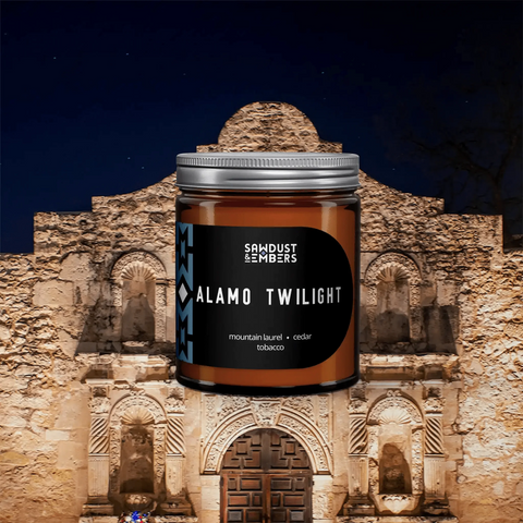 Alamo Twilight Scented Candle – Mountain Laurel Cedar Tobacco Blend | Made in USA Sawdust & Embers  Apothecary Candles