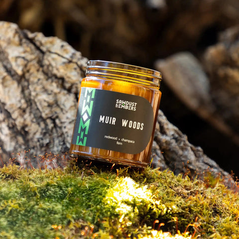 Muir Woods Redwood Scented Candle – Handcrafted Home Fragrance | Made in USA Sawdust & Embers  Apothecary Candles