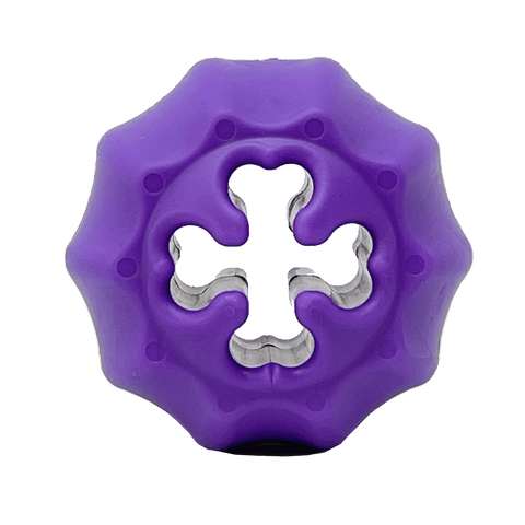 Durable Cross Bones Dog Chew Toy with Treat Pocket – Medium Power Chewers | Made in USA SodaPup  Rubber Dog Toys