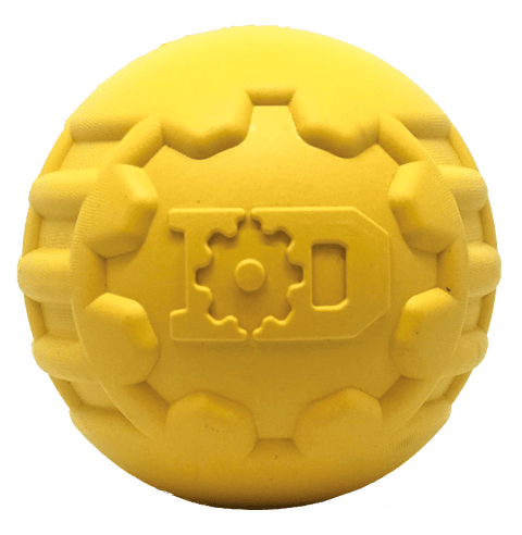 Industrial Dog Durable Rubber Chew Ball – Power Chewer Toy | Made in USA SodaPup  Rubber Dog Toys