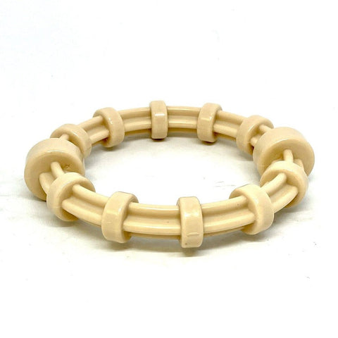 Honey Bone Chicken Flavored Durable Nylon Dog Teething Ring – Made in USA SodaPup  Nylon Dog Toys