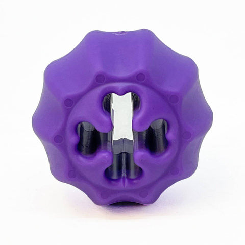 Durable Cross Bones Dog Chew Toy with Treat Pocket – Medium Power Chewers | Made in USA SodaPup  Rubber Dog Toys