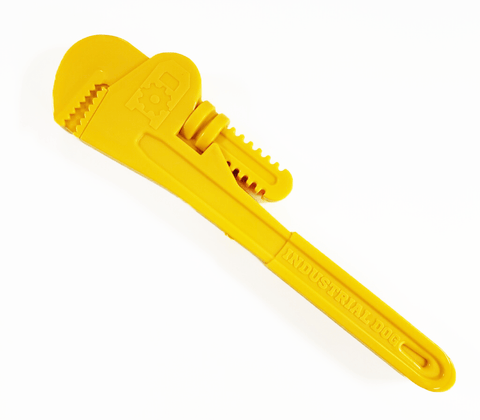 Industrial Dog Pipe Wrench Chew Toy – Ultra Durable Nylon – Made in USA SodaPup  Nylon Dog Toys