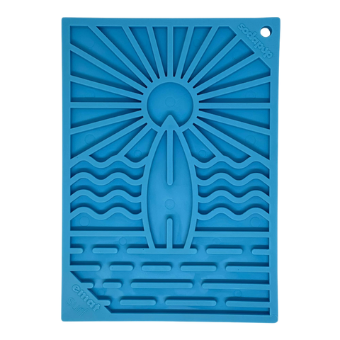 Surf's Up Small Dog Lick Mat – Interactive Slow Feeder | Made in USA SodaPup  EMAT