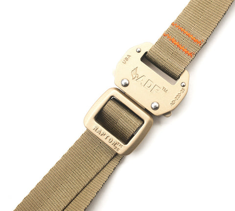 Heavy Duty Tactical Belt – Coyote Tan Nylon Webbing | Made in USA MIS  Belt