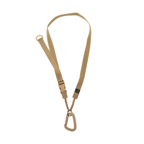 Tactical Key Lanyard Set – Durable Coyote Tan Strap with Pouch | Made in USA MIS  Accessory