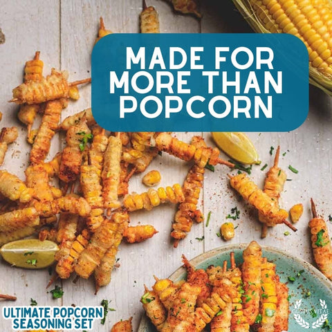 Gustus Vitae Gourmet Popcorn Seasoning Collection – Six Flavor Set | Made in USA Gustus Vitae  Collections & Gift Sets