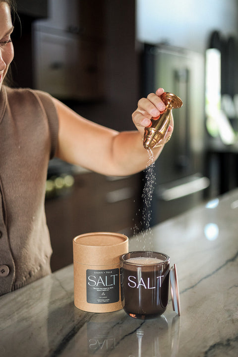 Salt Candle – Faith-Based Gift | Made in USA by Shanti + Tula Shanti + Tula  HOME