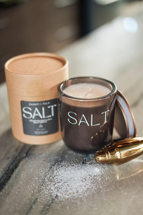 Salt Candle – Faith-Based Gift | Made in USA by Shanti + Tula Shanti + Tula  HOME