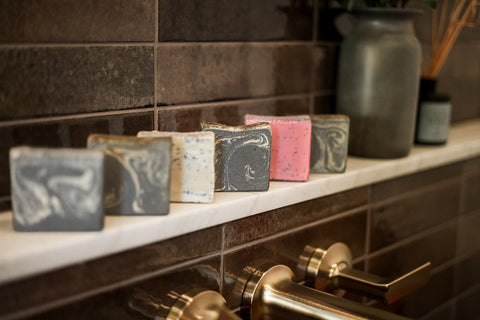 Exfoliating Goat’s Milk Soap Bar with Pumice | Moisturizing & Handcrafted in Utah Shanti + Tula  Bath & Body