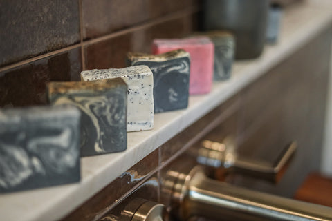 Exfoliating Goat’s Milk Soap Bar with Pumice | Moisturizing & Handcrafted in Utah Shanti + Tula  Bath & Body