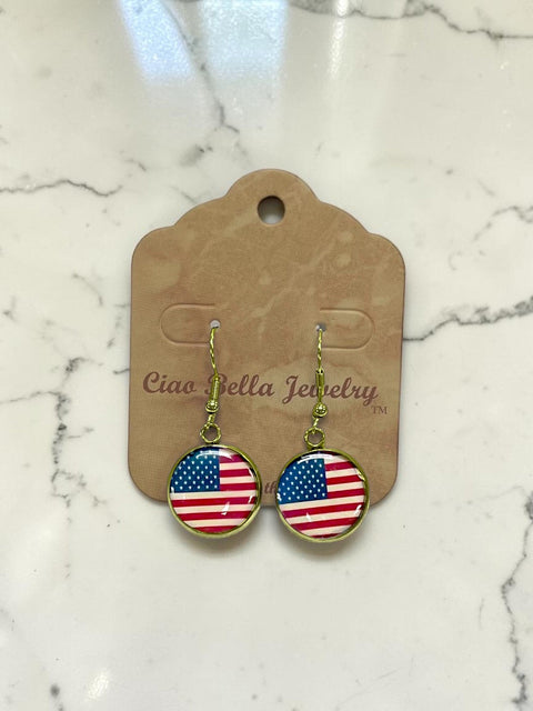 Limited Edition 250th Anniversary Military Drop Earrings – U.S. Army Navy Marine Commemorative Jewelry | Made in USA Michelle Marie Boutique  Earrings