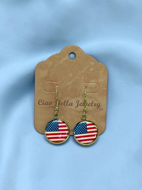 Limited Edition 250th Anniversary Military Drop Earrings – U.S. Army Navy Marine Commemorative Jewelry | Made in USA Michelle Marie Boutique  Earrings