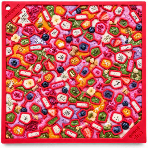 Vino Design Enrichment Lick Mat – Interactive Dog Feeding Toy | Made in USA SodaPup  EMAT