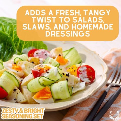 Zesty & Bright Citrus Seasoning Collection – 6-Pack Gourmet Spice Set | Made in USA Gustus Vitae  Collections & Gift Sets