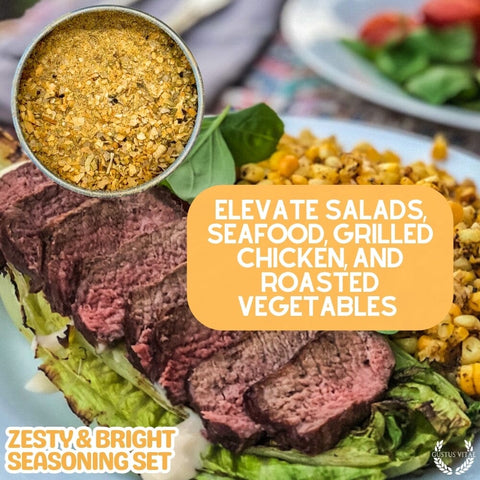 Zesty & Bright Citrus Seasoning Collection – 6-Pack Gourmet Spice Set | Made in USA Gustus Vitae  Collections & Gift Sets